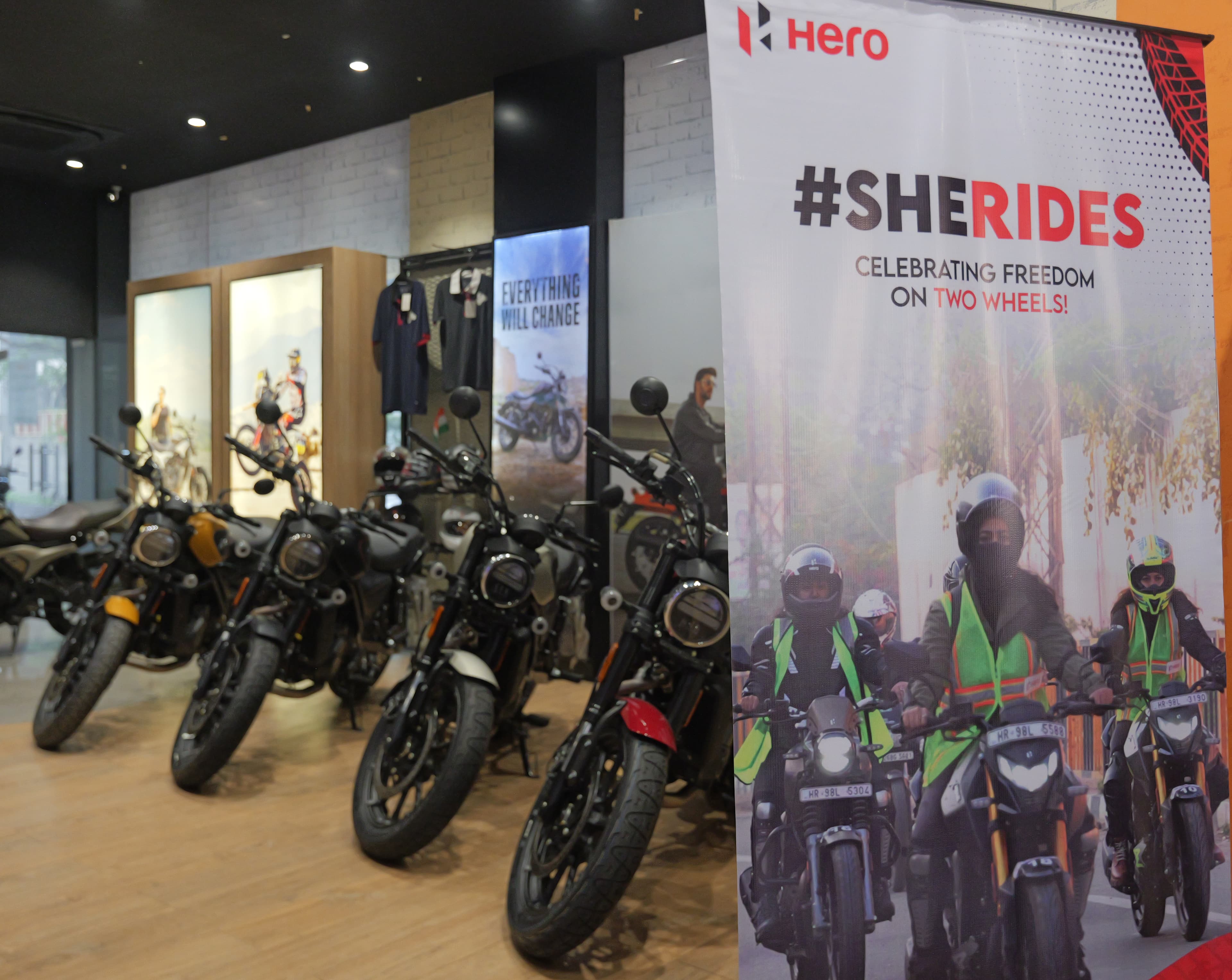 Hero SheRides live energy